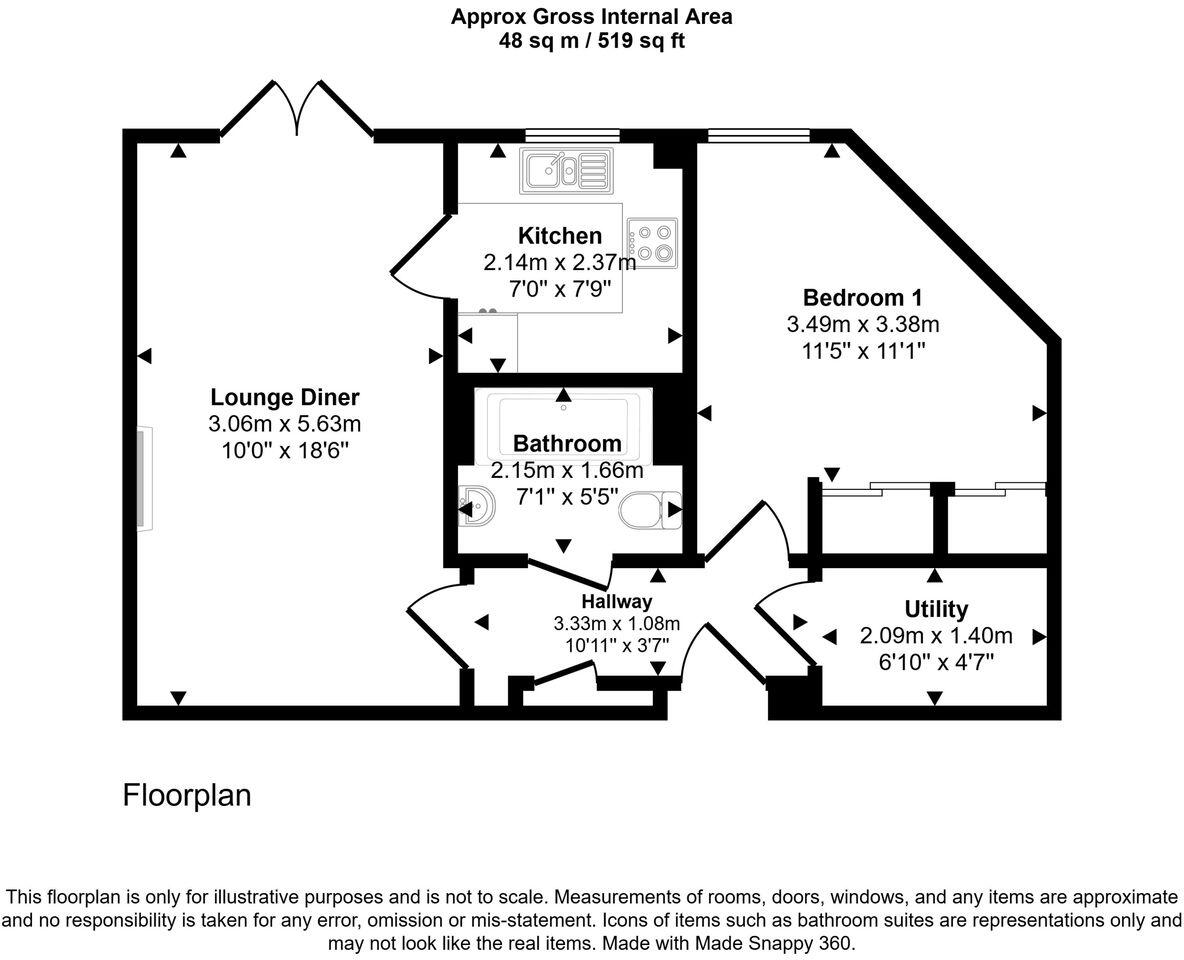 Sandy Lane, Prestatyn, LL19 7AX floorplan