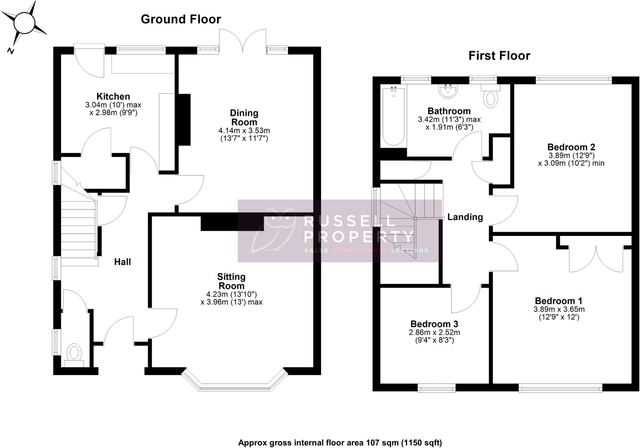 Thorley Park Road, Bishop's Stortford, Hertfordshire, CM23 floorplan