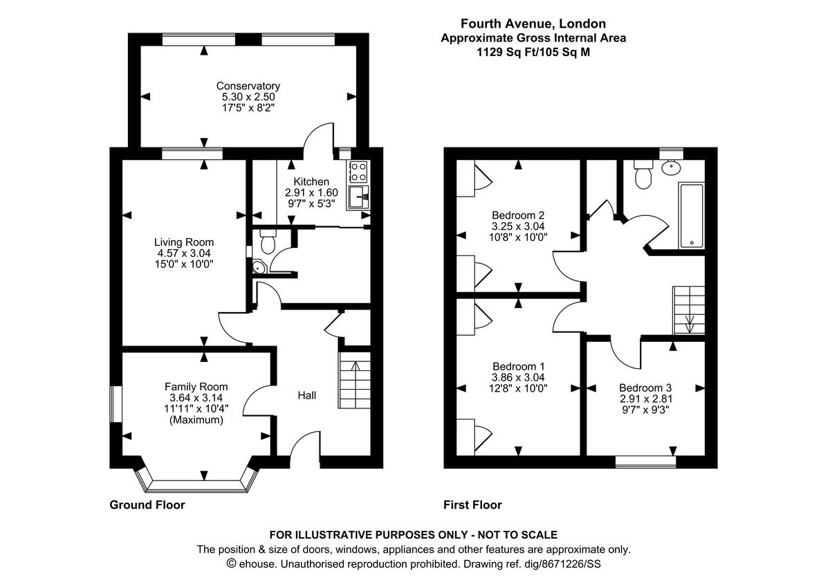 Fourth Avenue, London floorplan