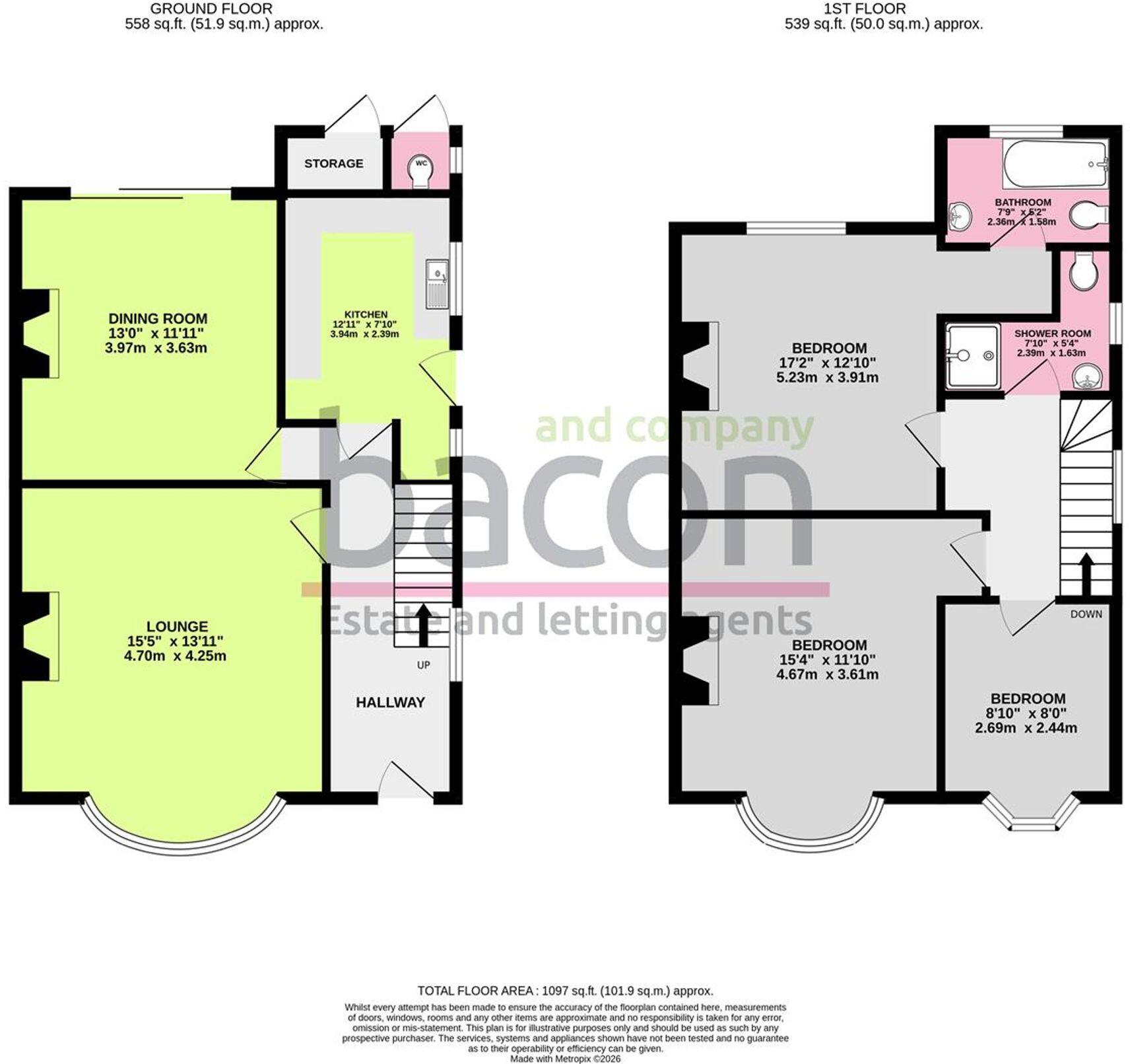 Ethelwulf Road, Worthing, BN14 floorplan