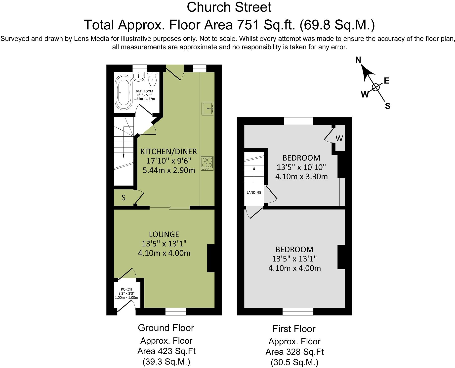 Church Street, Orrell, Wigan, Greater Manchester. WN5 8TQ floorplan