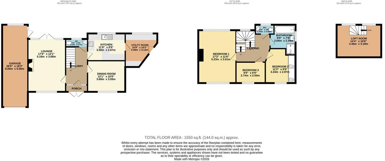 Woodside, Buckhurst Hill, IG9 floorplan