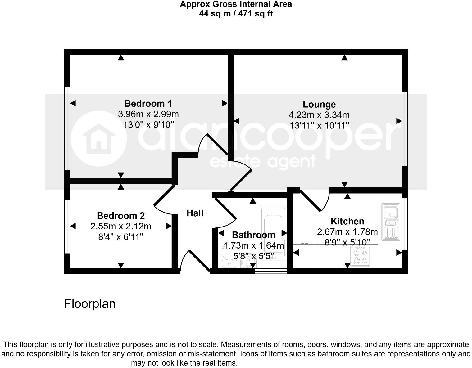 Simon Close, Attleborough, Nuneaton, CV11 4JR floorplan