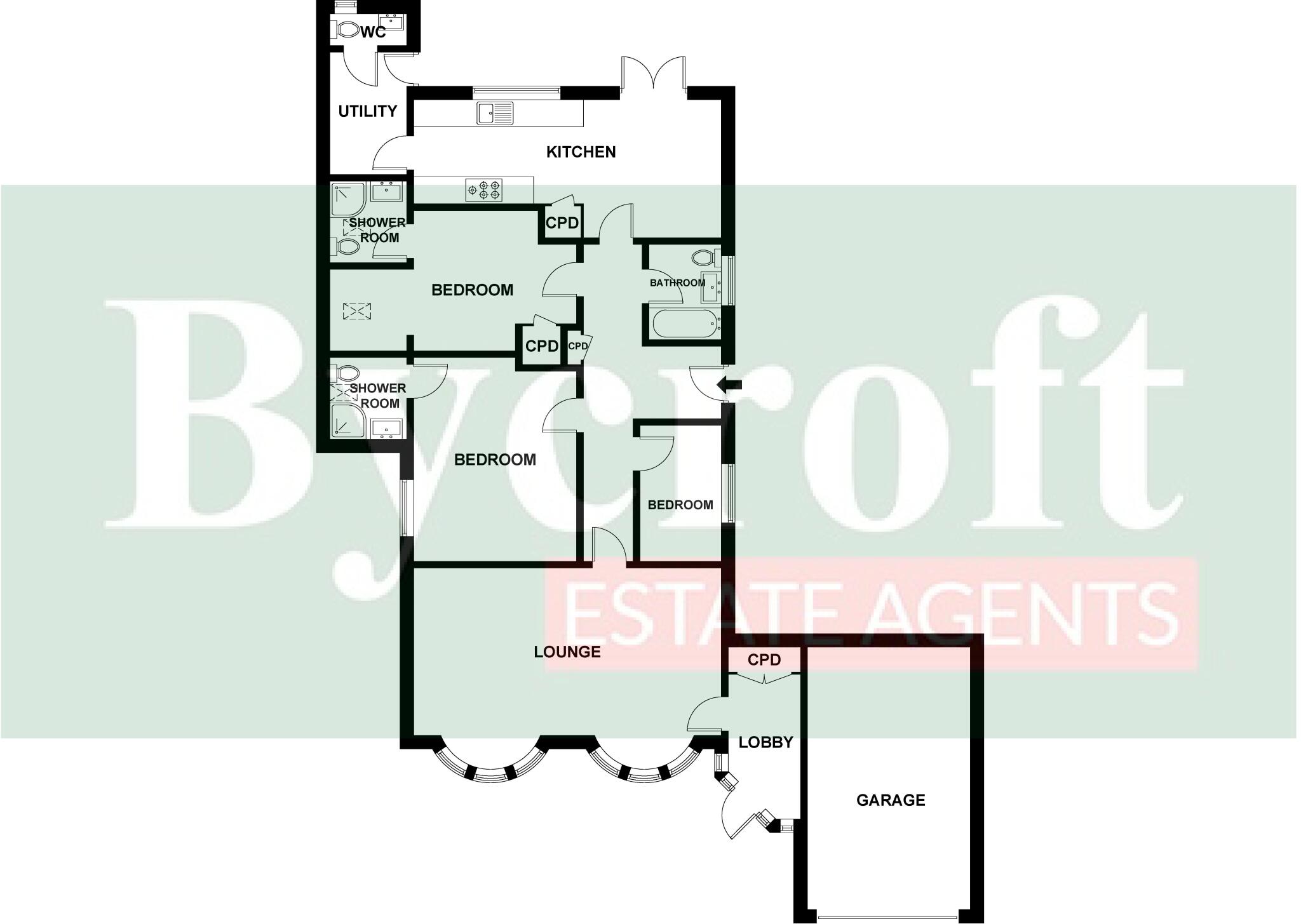 Beccles Road, Bradwell, Great Yarmouth floorplan