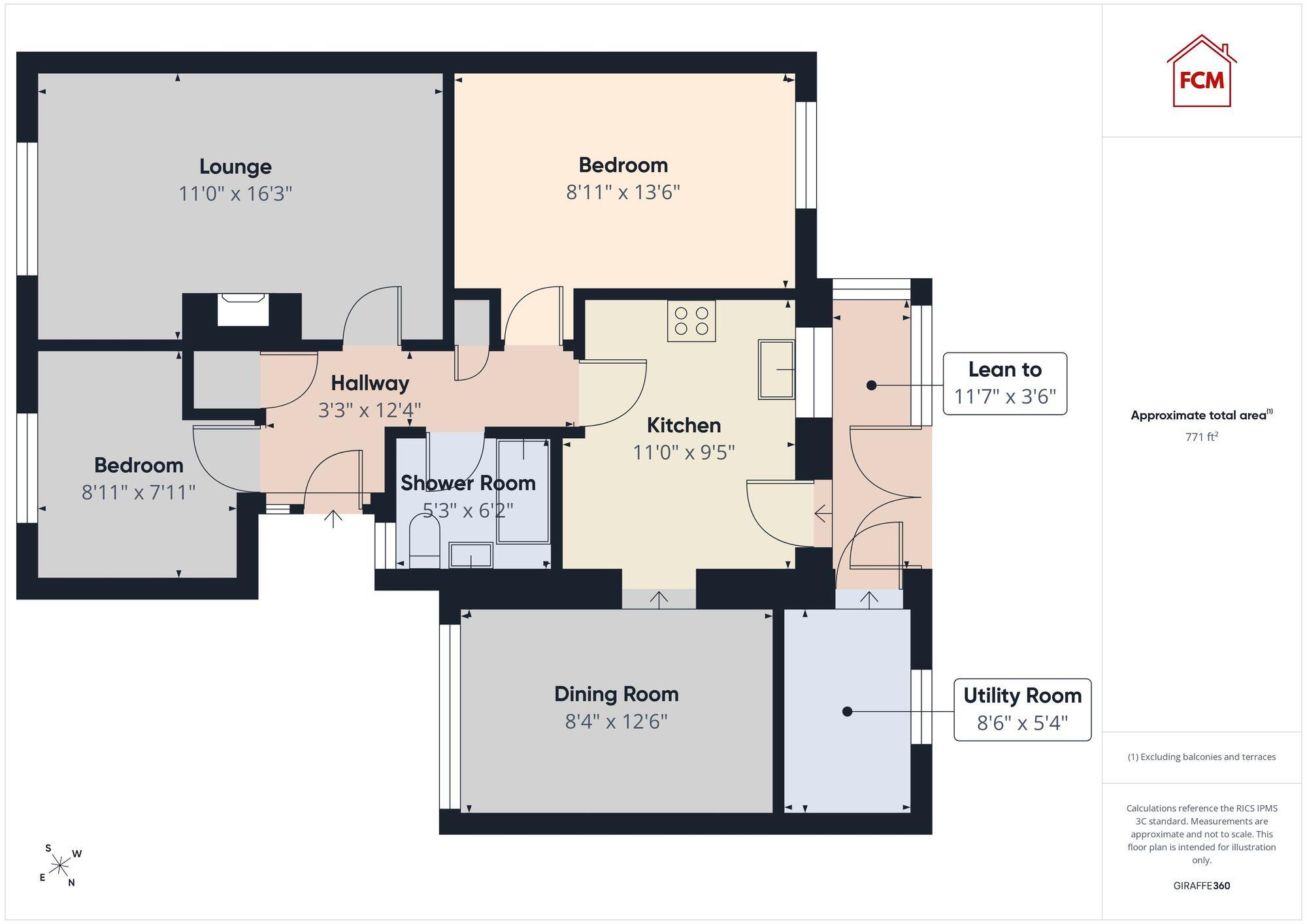 Burton High Close, Harras Moor, CA28 floorplan