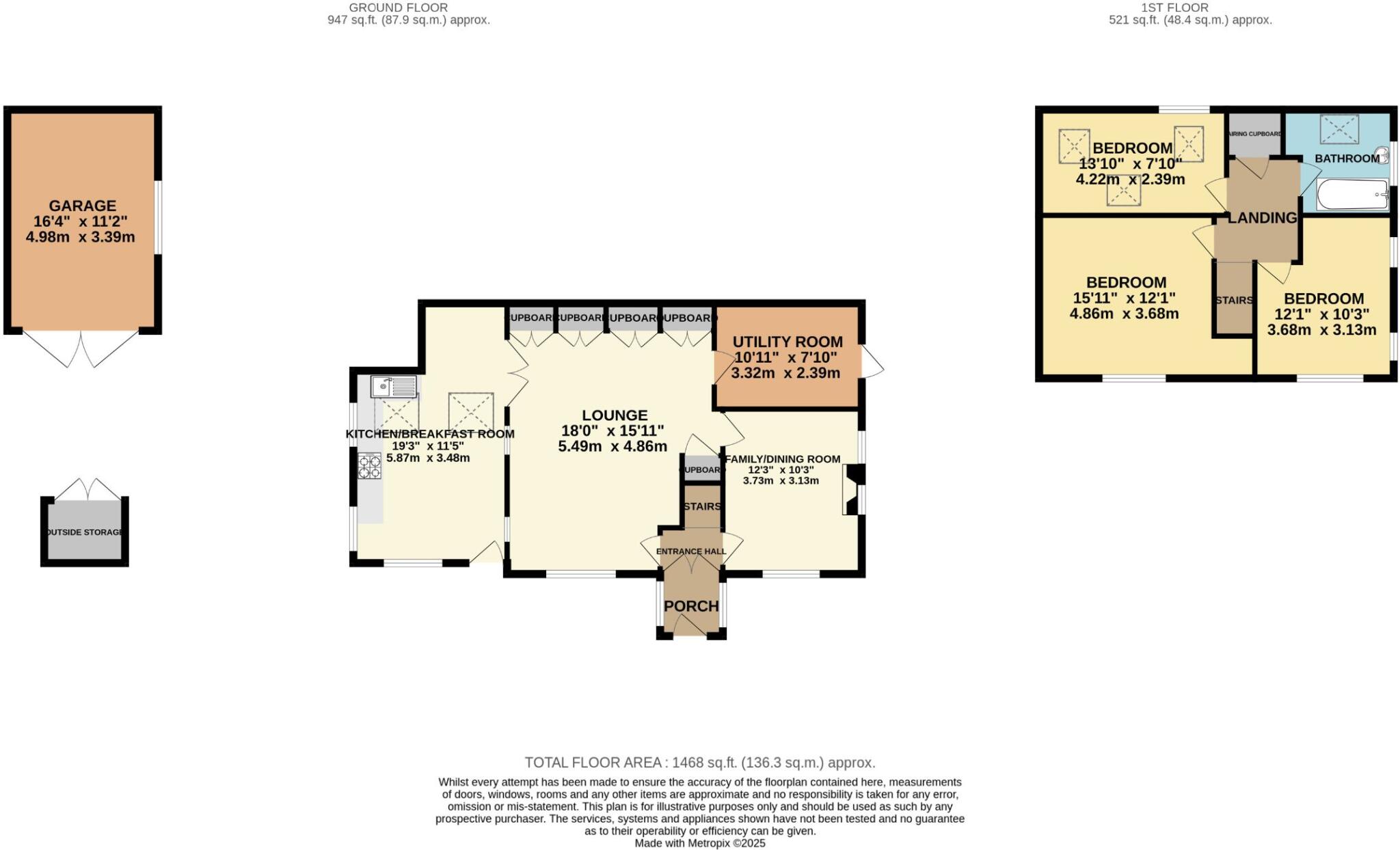 Fir Tree House, Brains Green, Blakeney floorplan