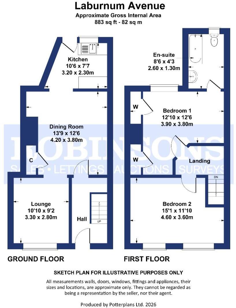 Laburnum Avenue, Durham City, Durham floorplan
