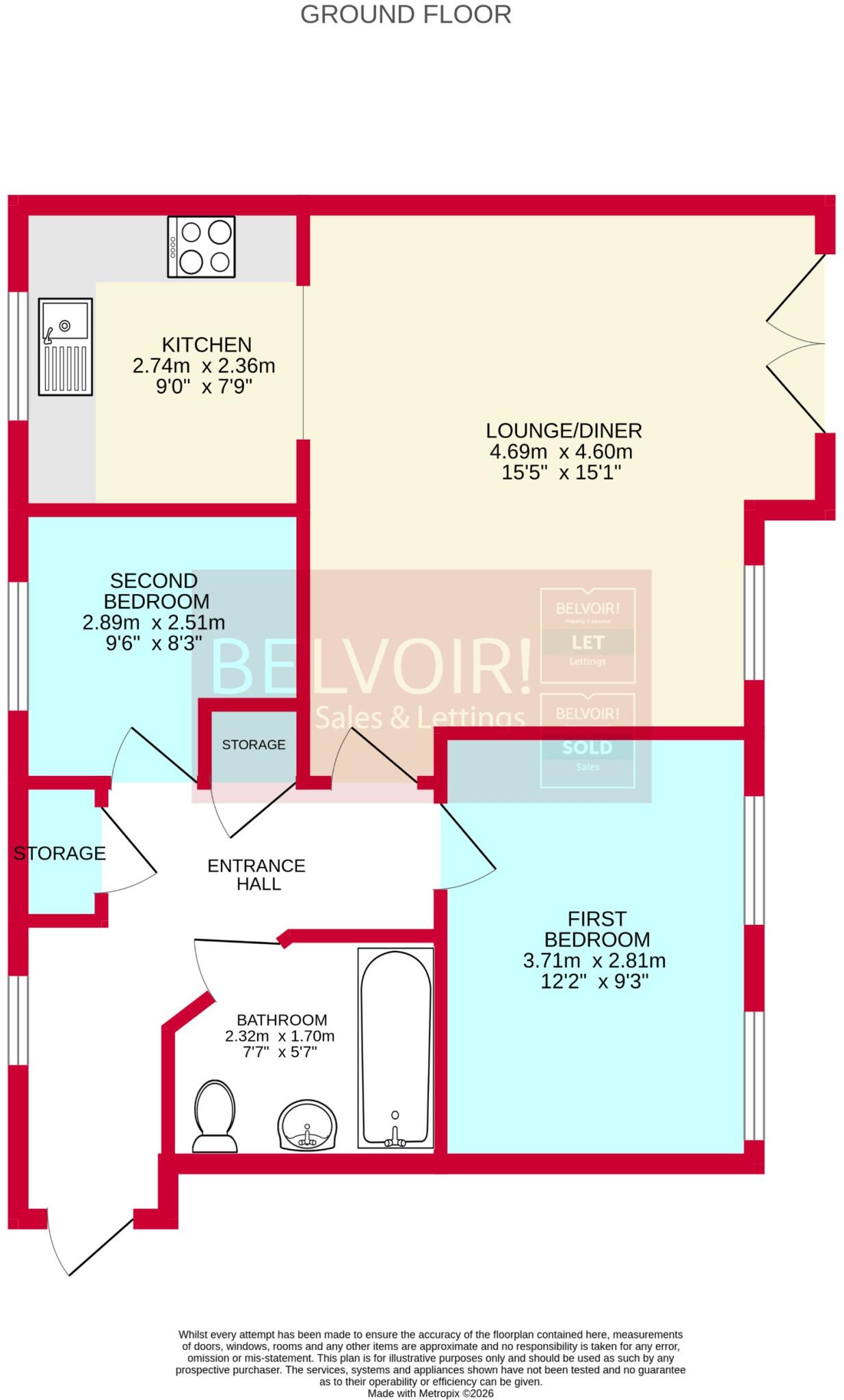 Wedgbury Close, Wednesbury, WS10 floorplan