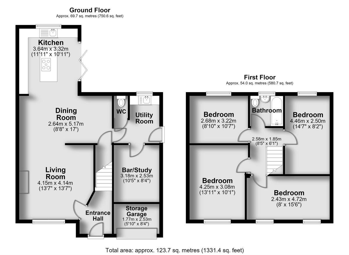 Strathglen Close, Kimberley, NG16 floorplan