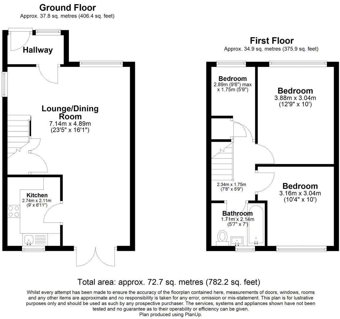 Knaves Acre, Headcorn, Ashford, Kent, TN27 floorplan