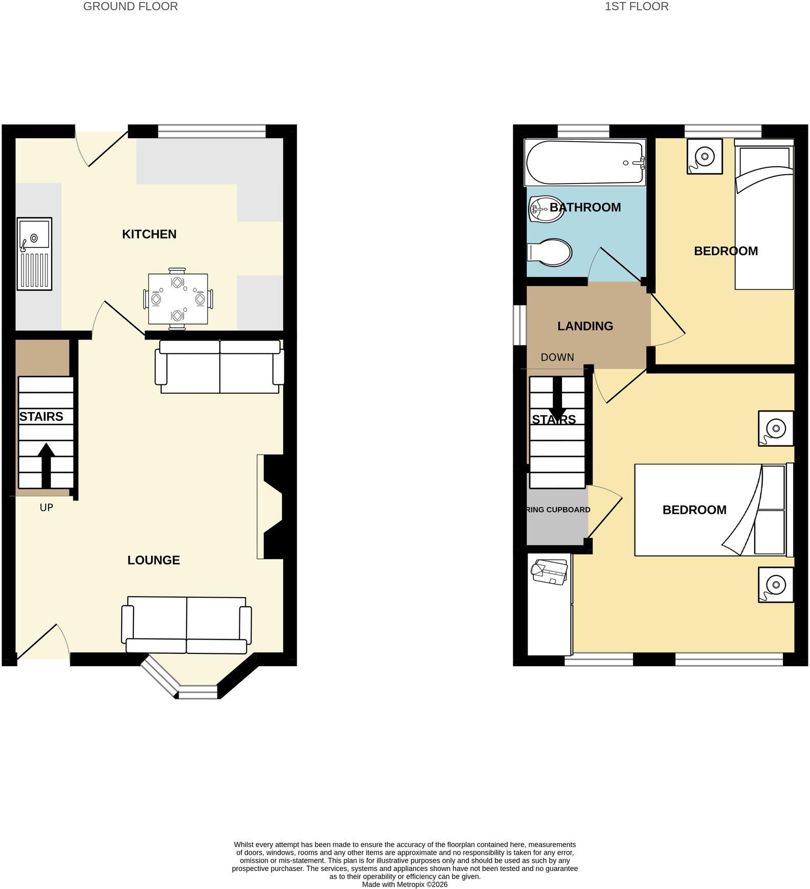Tudor Meadow, Trench, TF2 floorplan