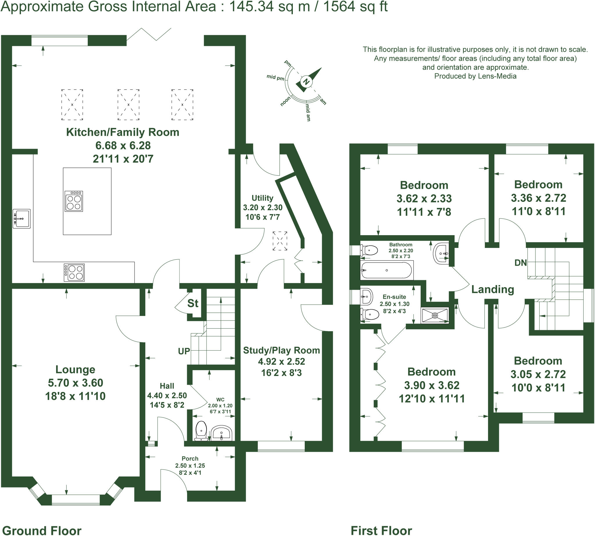 1, Wicklow Avenue, Lytham St. Annes, Lancashire floorplan