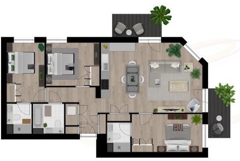 City Lights Point, Momento Elephant & Castle floorplan