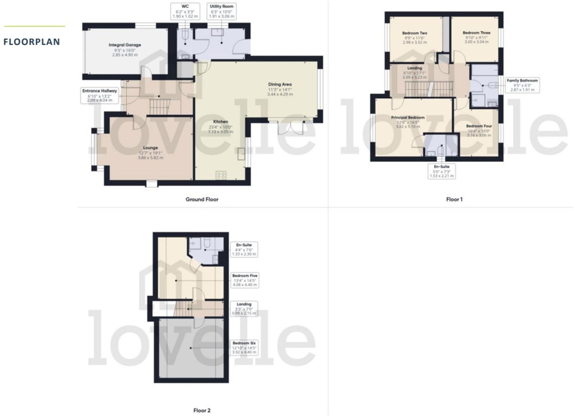 Coxes Meadow, Ulceby, DN39 floorplan