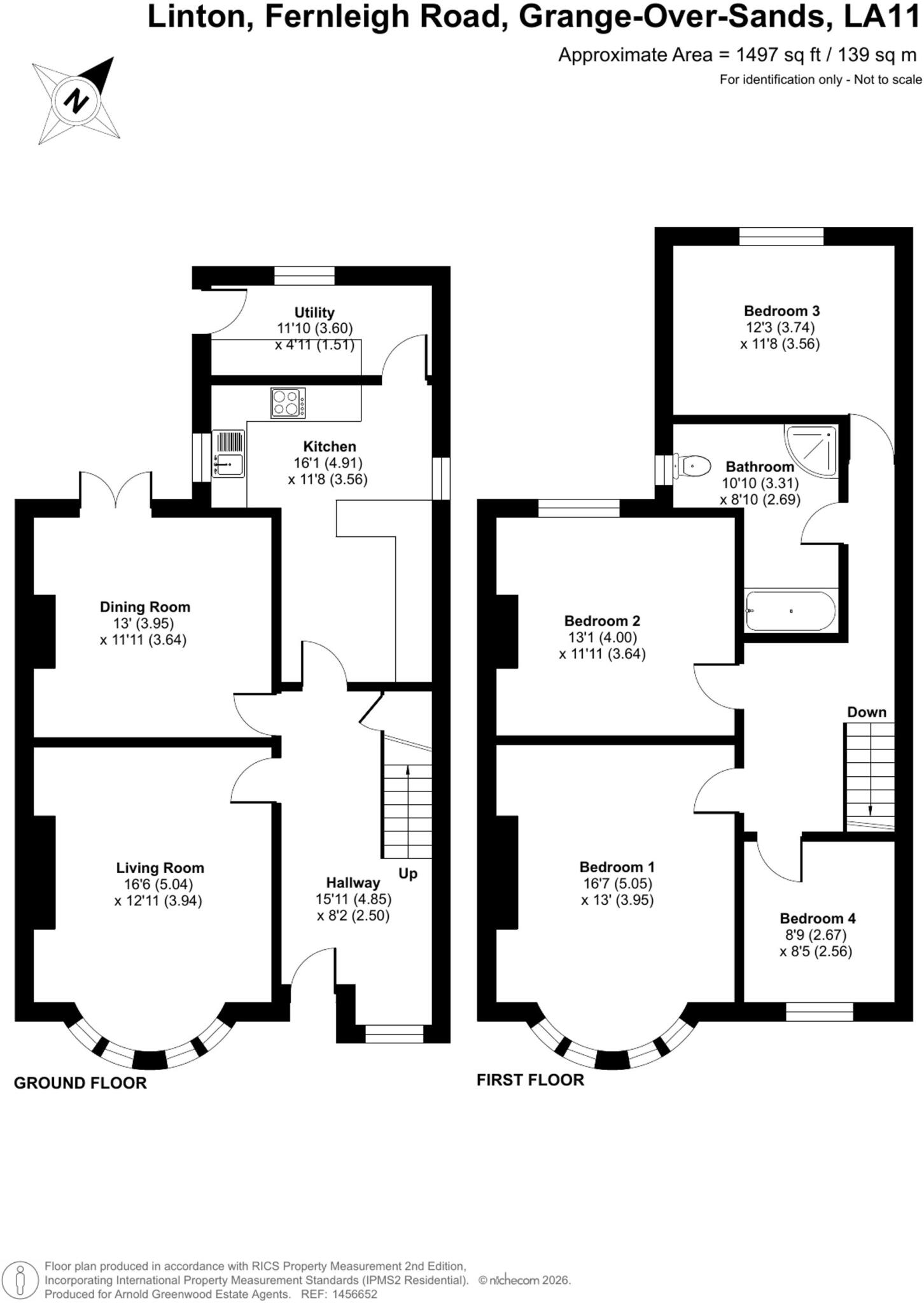 Fernleigh Road, Grange-Over-Sands, LA11 floorplan