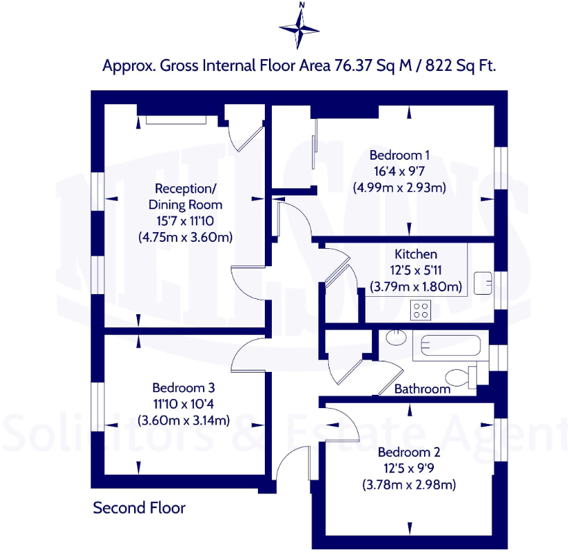 6, Ferry Road Place, Edinburgh, EH4 4AX floorplan