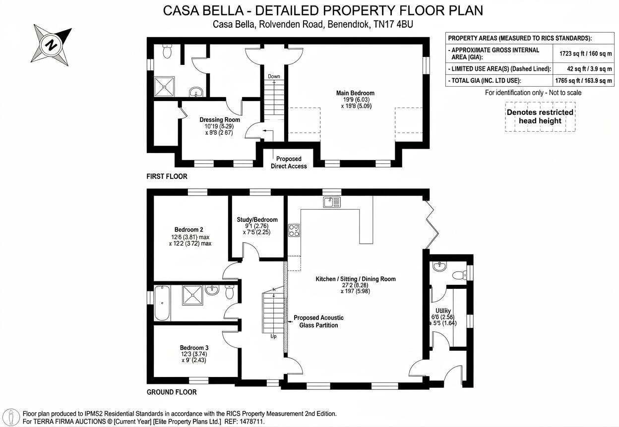 Casa Bella, Rolvenden Road, Benenden, Cranbrook, Kent, TN17 4BU floorplan