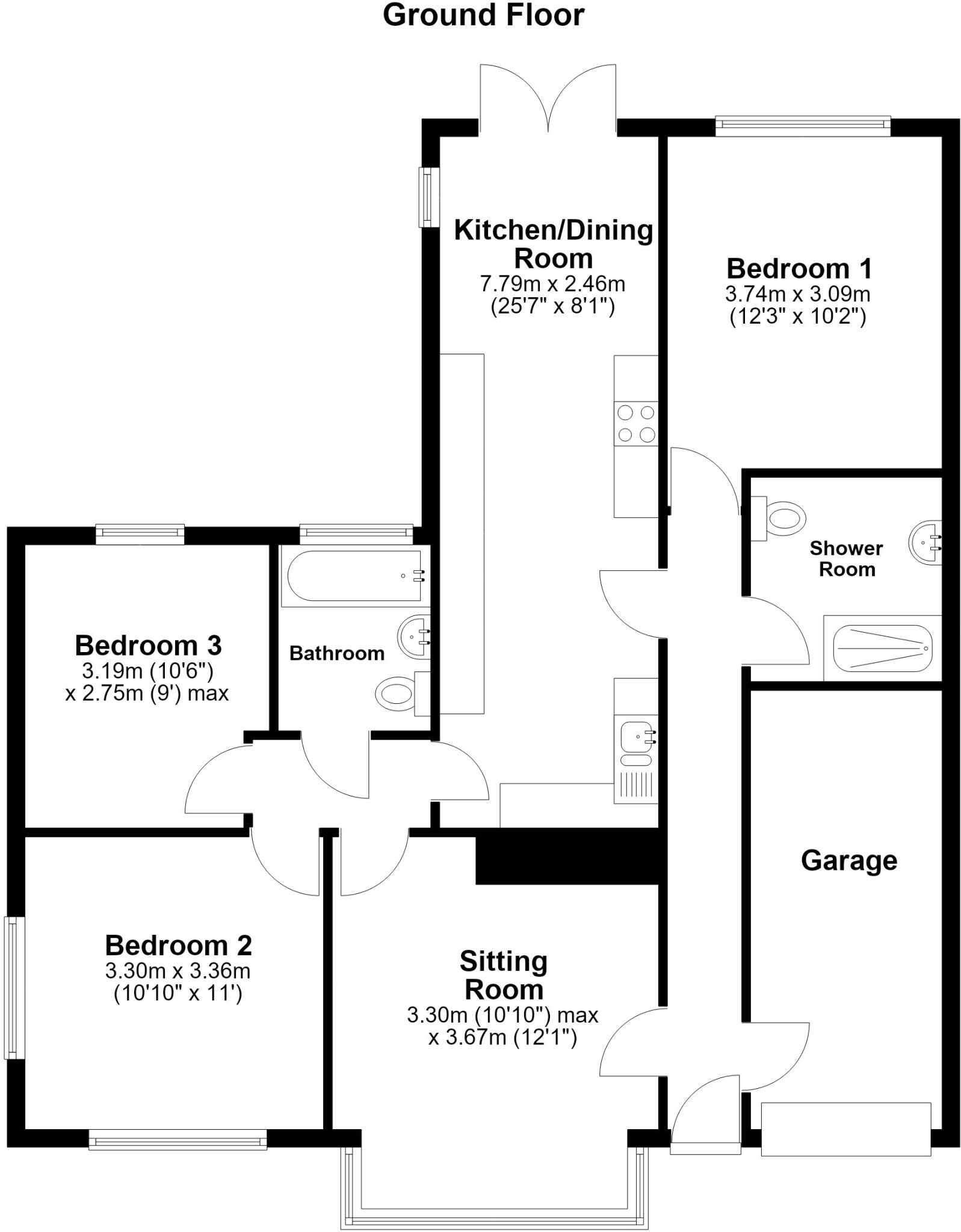 Ronstan Gardens Freshwater PO40 floorplan