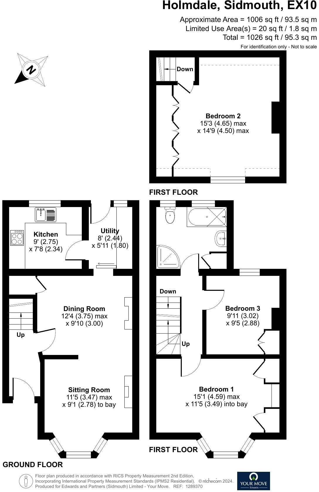 Holmdale, Sidmouth, Devon, EX10 floorplan