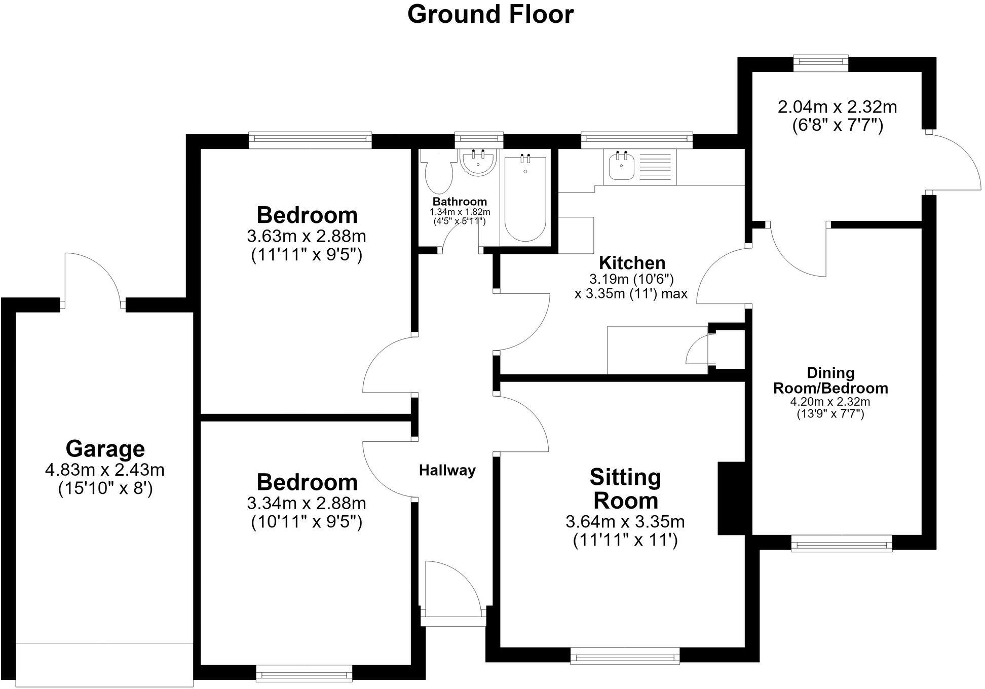 Hetherington Close, Kempsey, WR5 floorplan