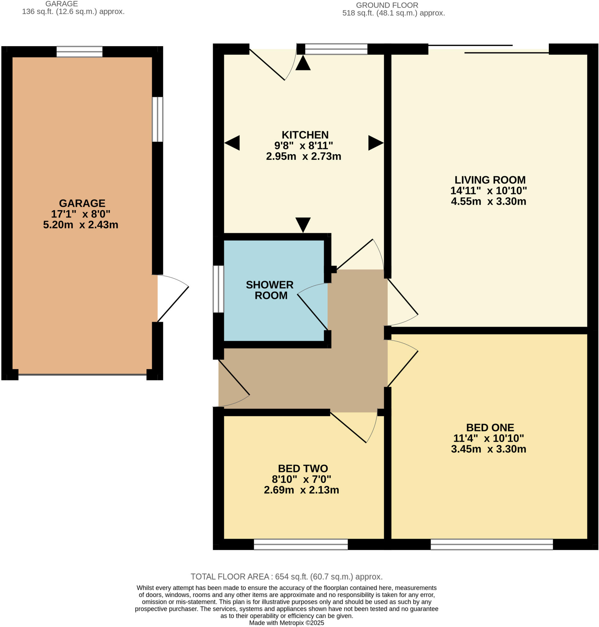 Denham Drive, Basingstoke, Hampshire, RG22 floorplan