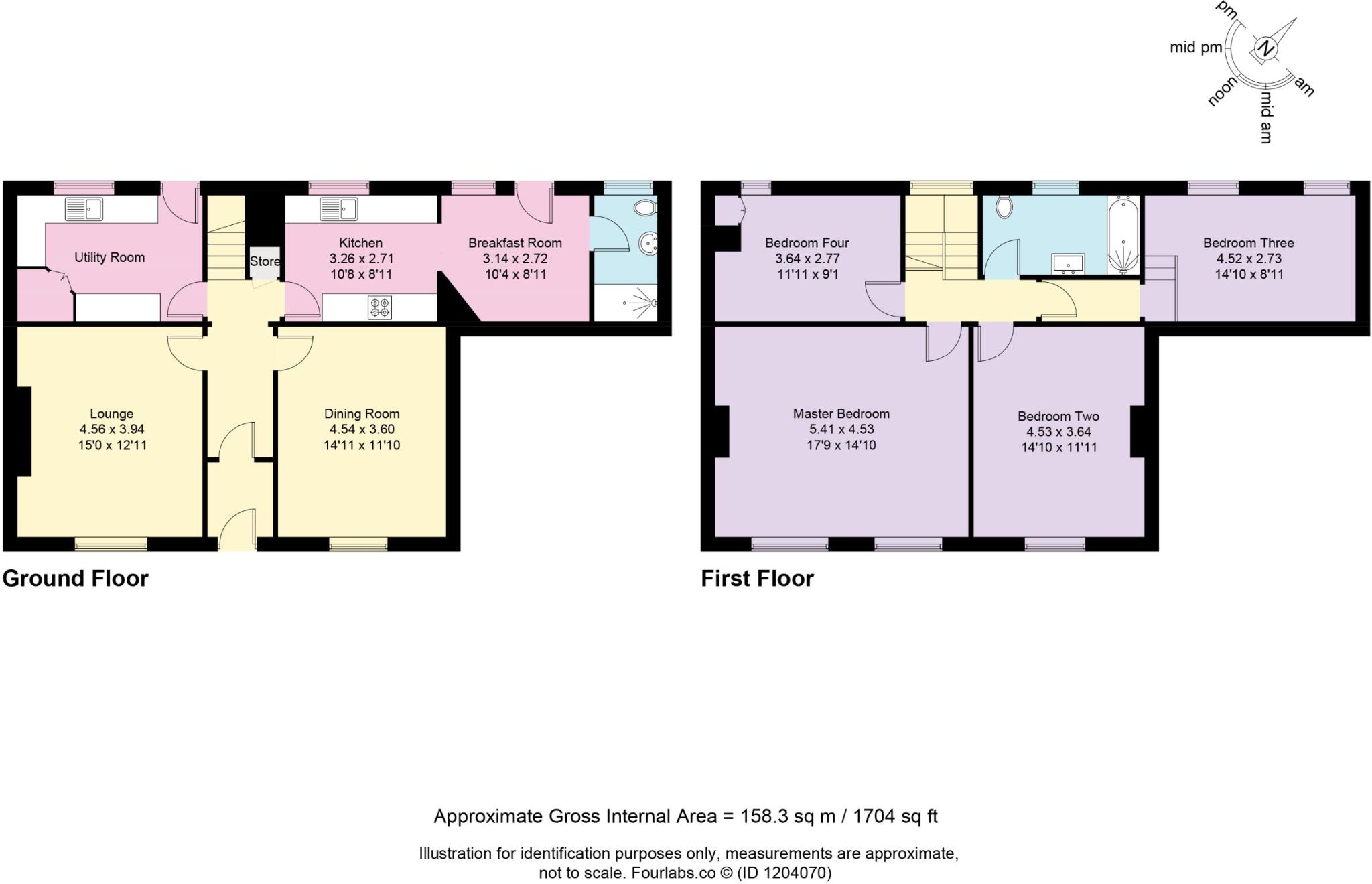Lake Yard, Stanley, Wakefield floorplan