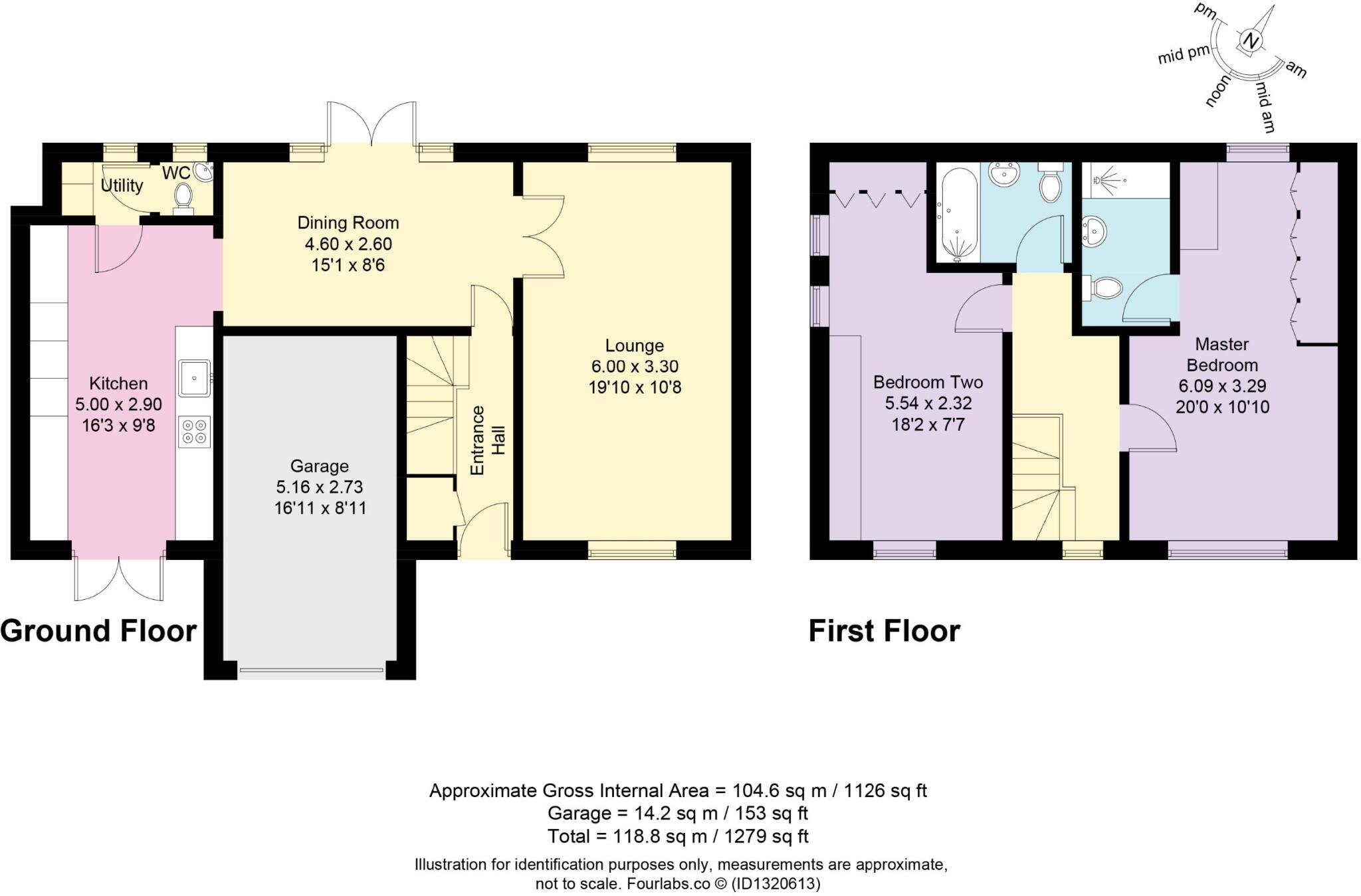 The Elms, 1 Lake View, Newmillerdam, Wakefield floorplan