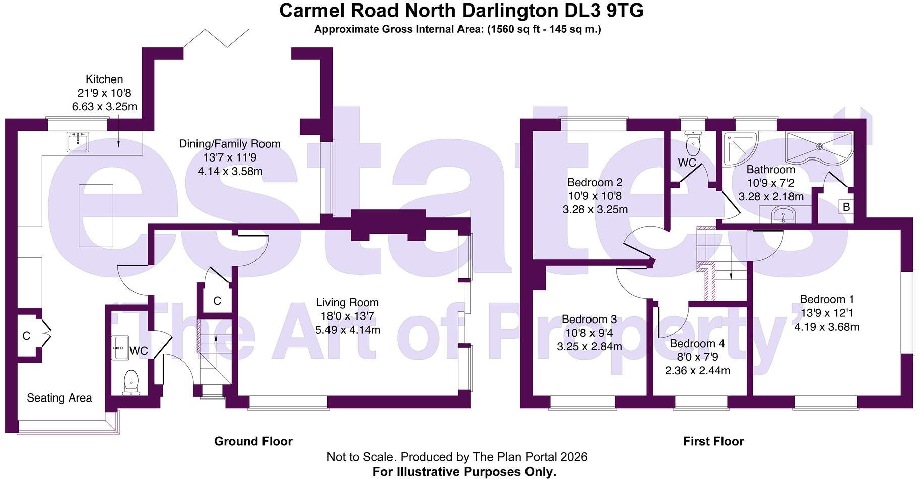 Carmel Road North, Darlington, DL3 9TG floorplan