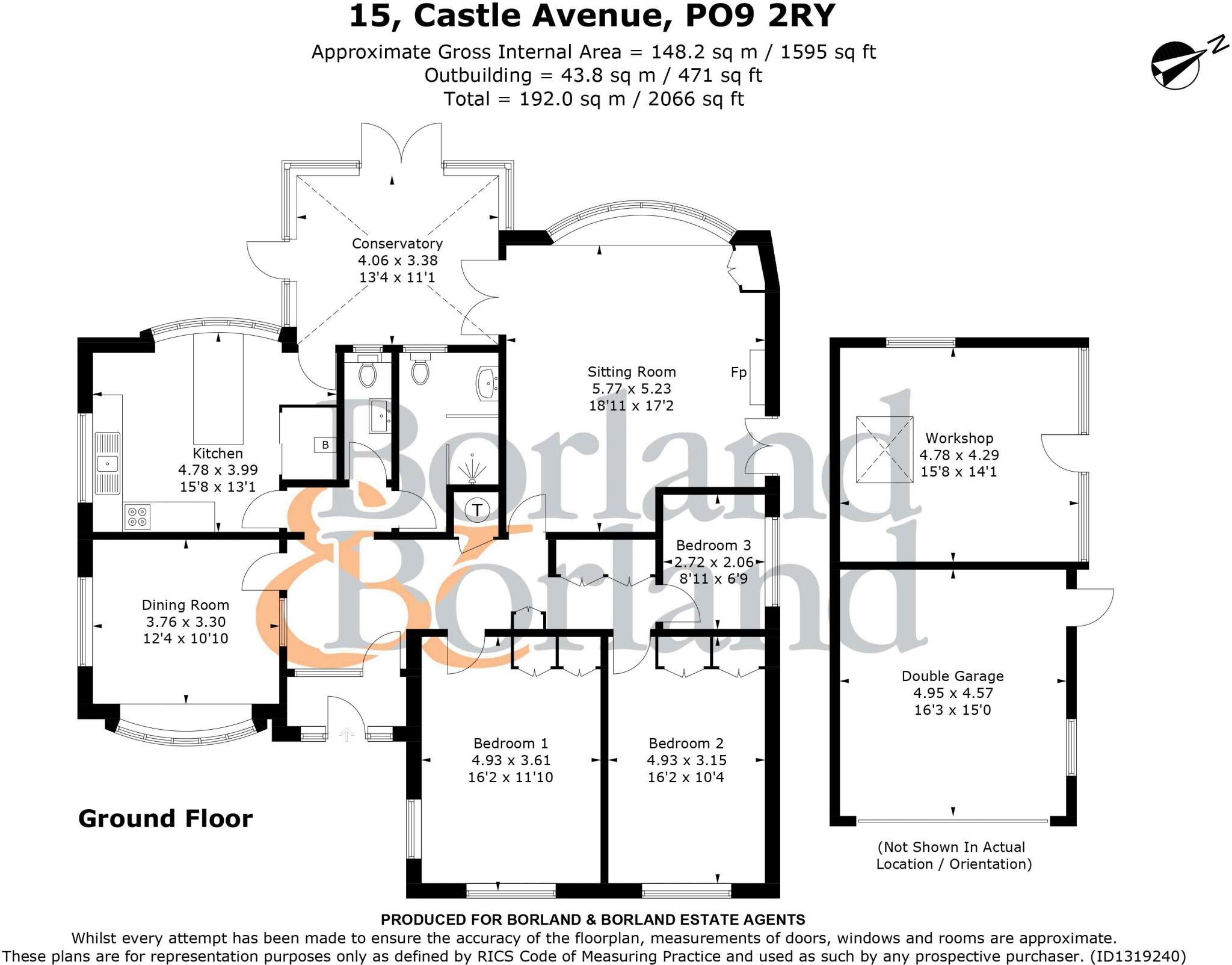 Castle Avenue, Warblington floorplan