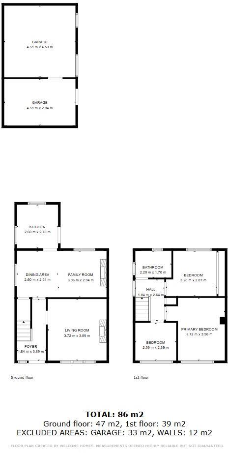 Rowena Drive, Scawsby, Doncaster  floorplan