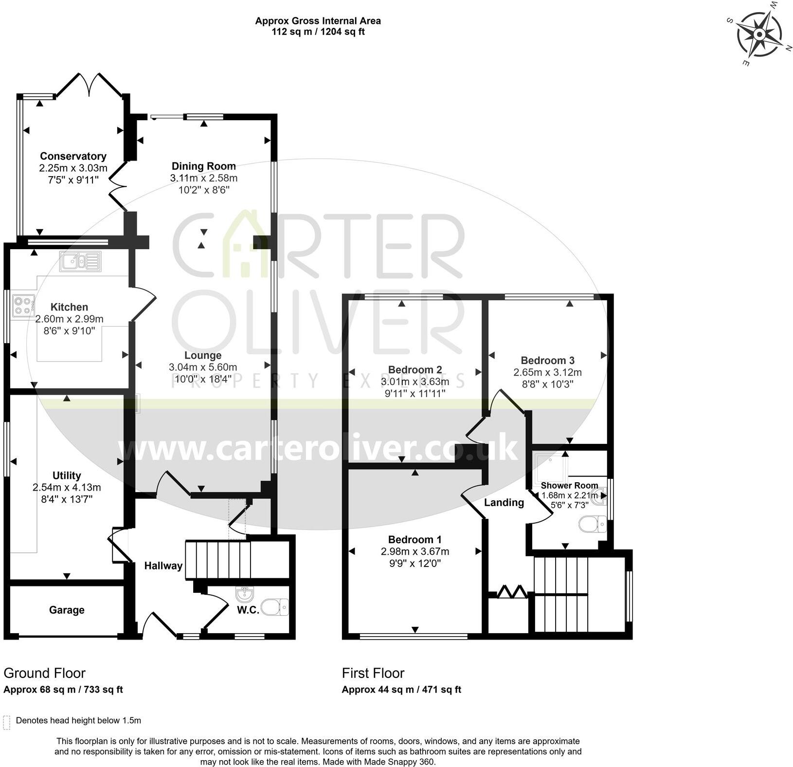 Oakfield Avenue, Lutterworth, LE17 floorplan