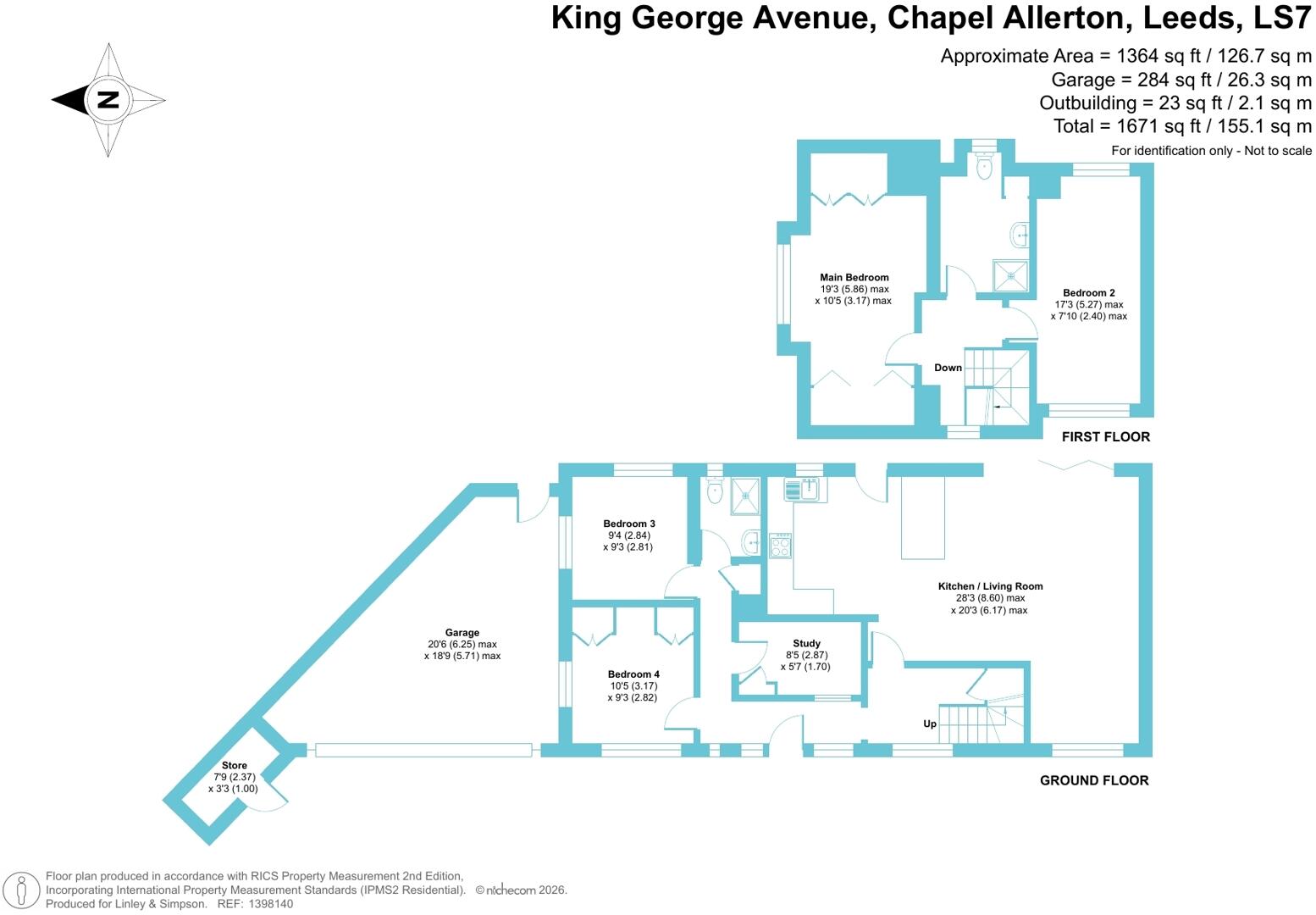 King George Avenue, Chapel Allerton, Leeds, LS7 floorplan