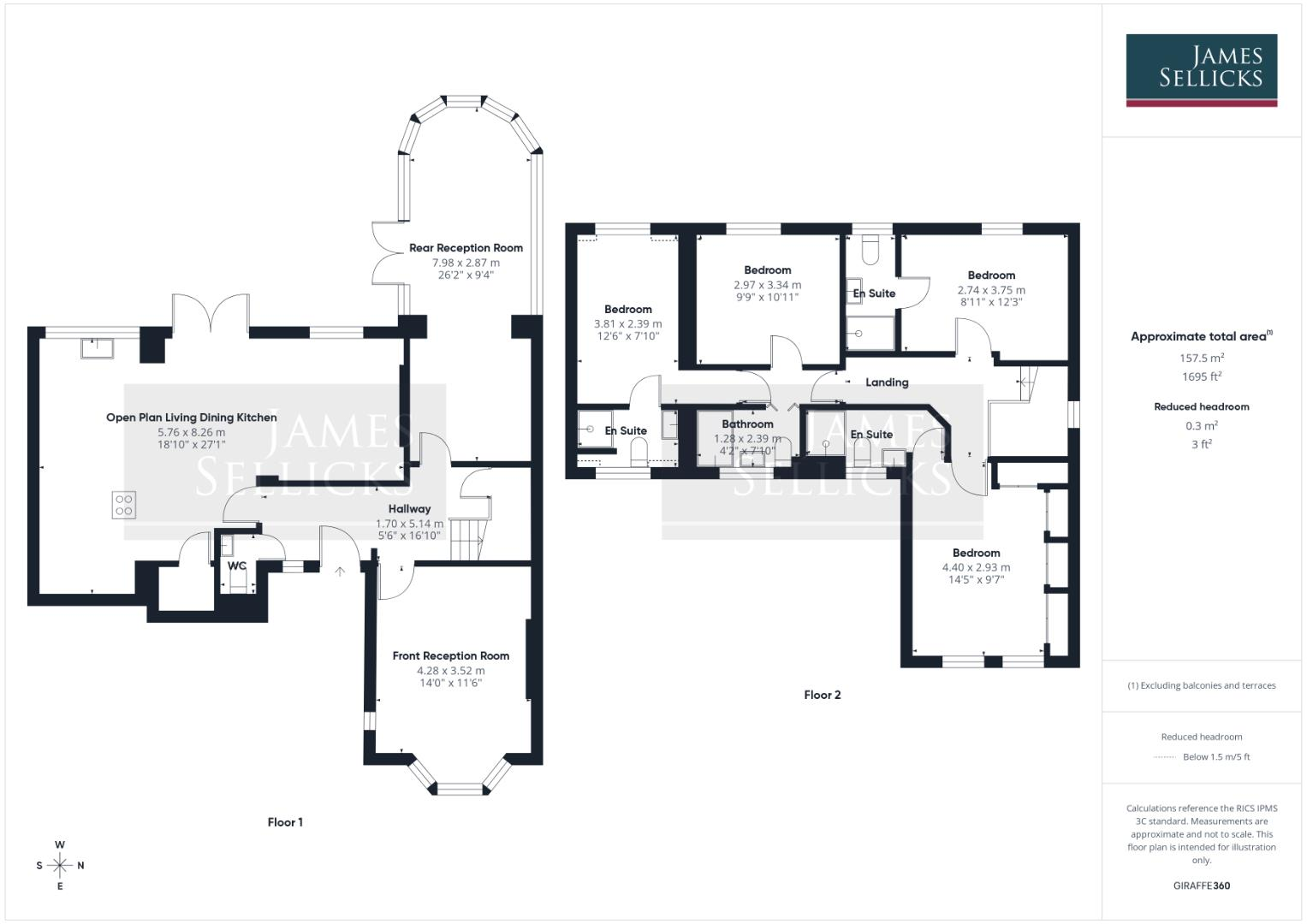 Devenports Hill, Bushby, Leicestershire floorplan