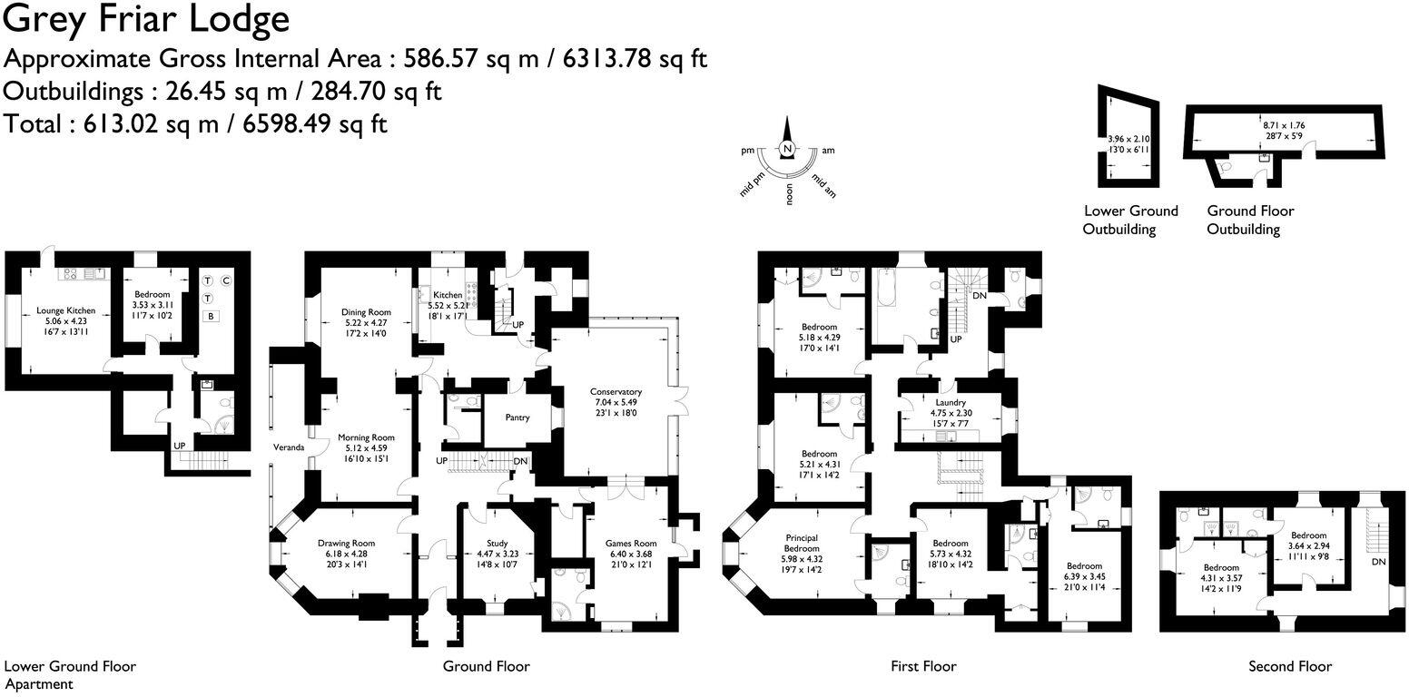 Grey Friar Lodge, Clappersgate, Ambleside, The Lake District, LA22 9NE floorplan
