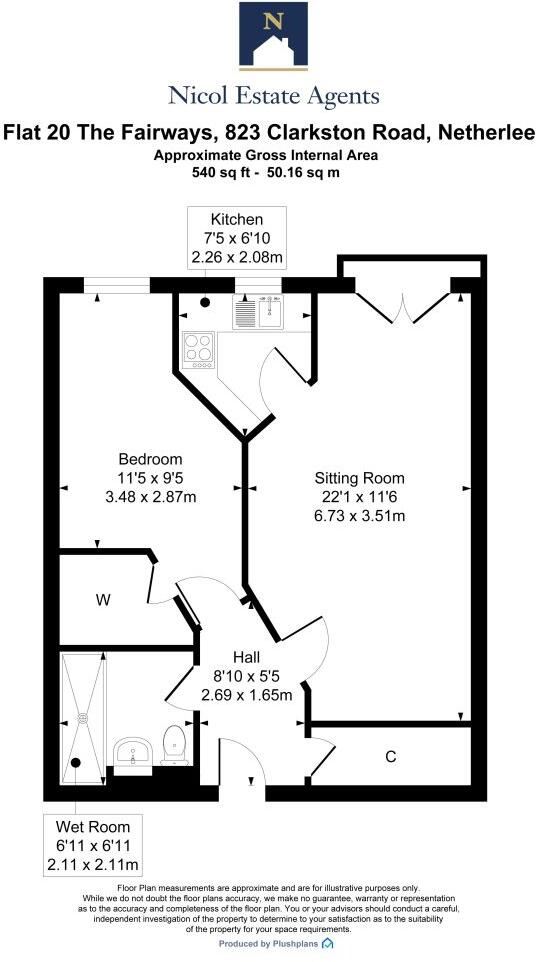 The Fairways, Clarkston Road, Netherlee floorplan