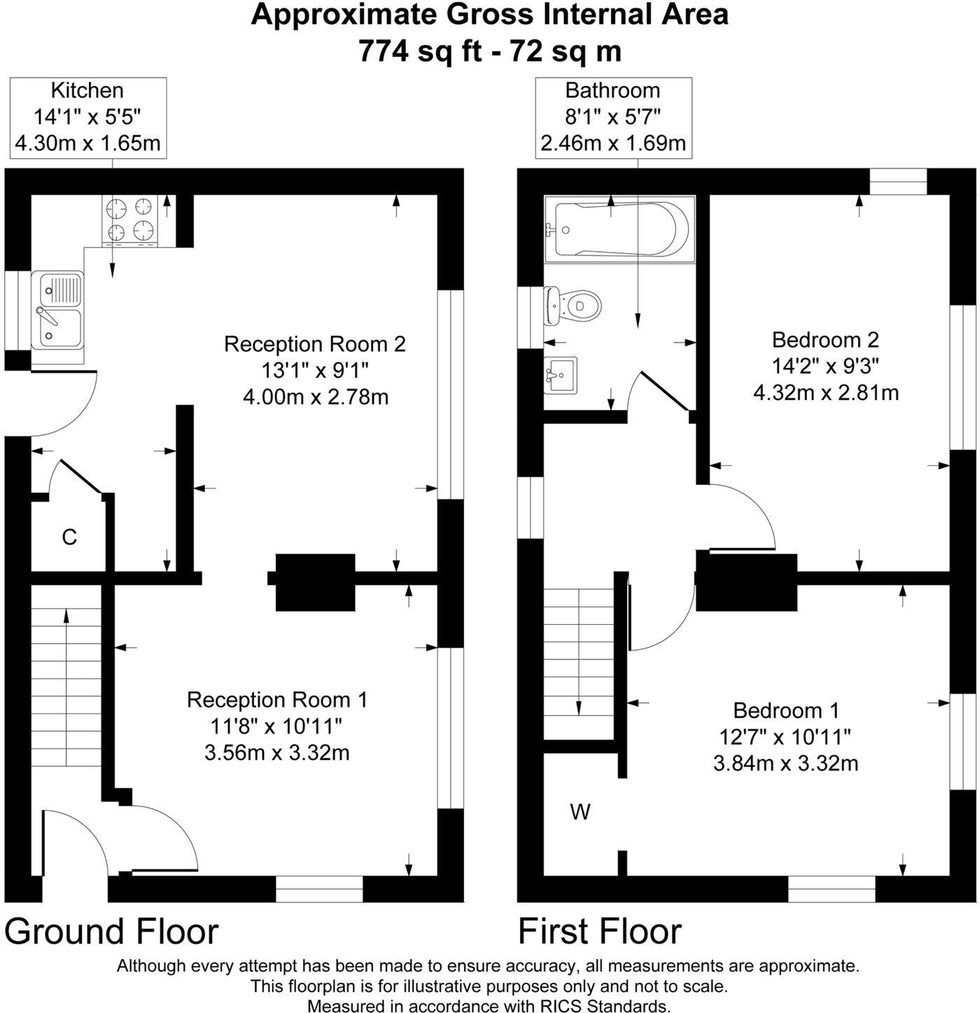 Shipbourne Road, Tonbridge, TN10 3DS floorplan
