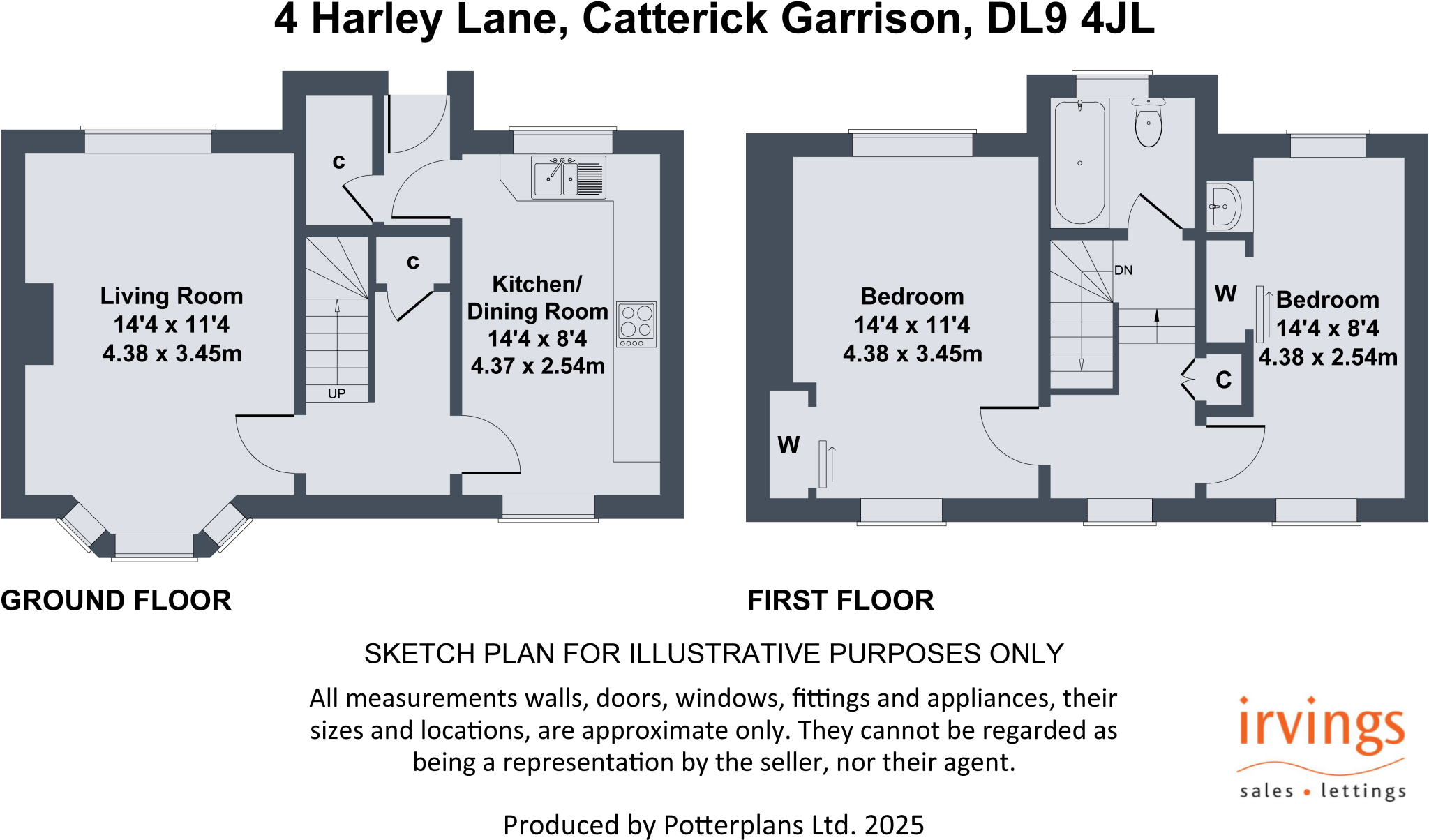 Harley Lane, Catterick Garrison floorplan