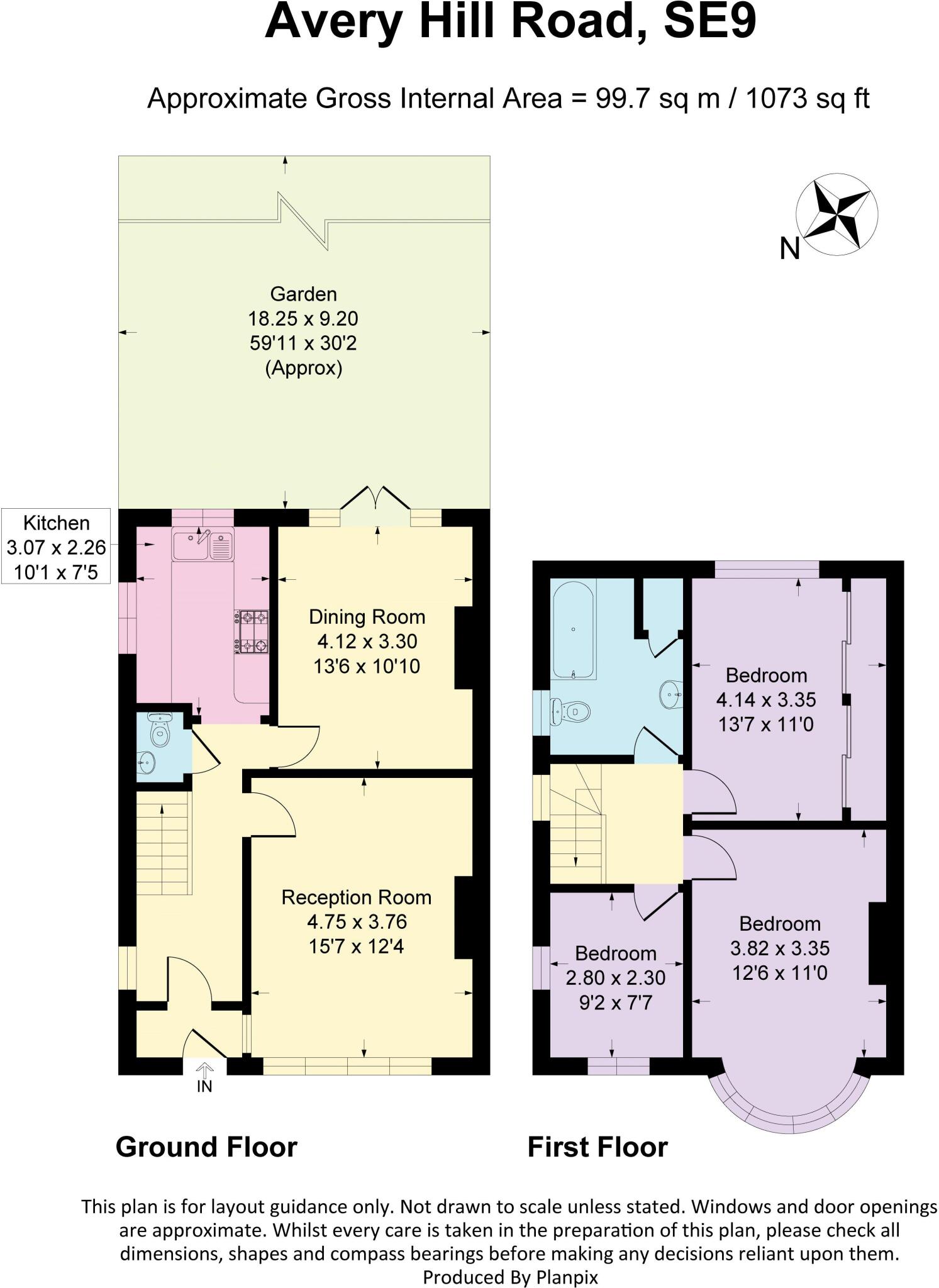 Avery Hill Road, London floorplan