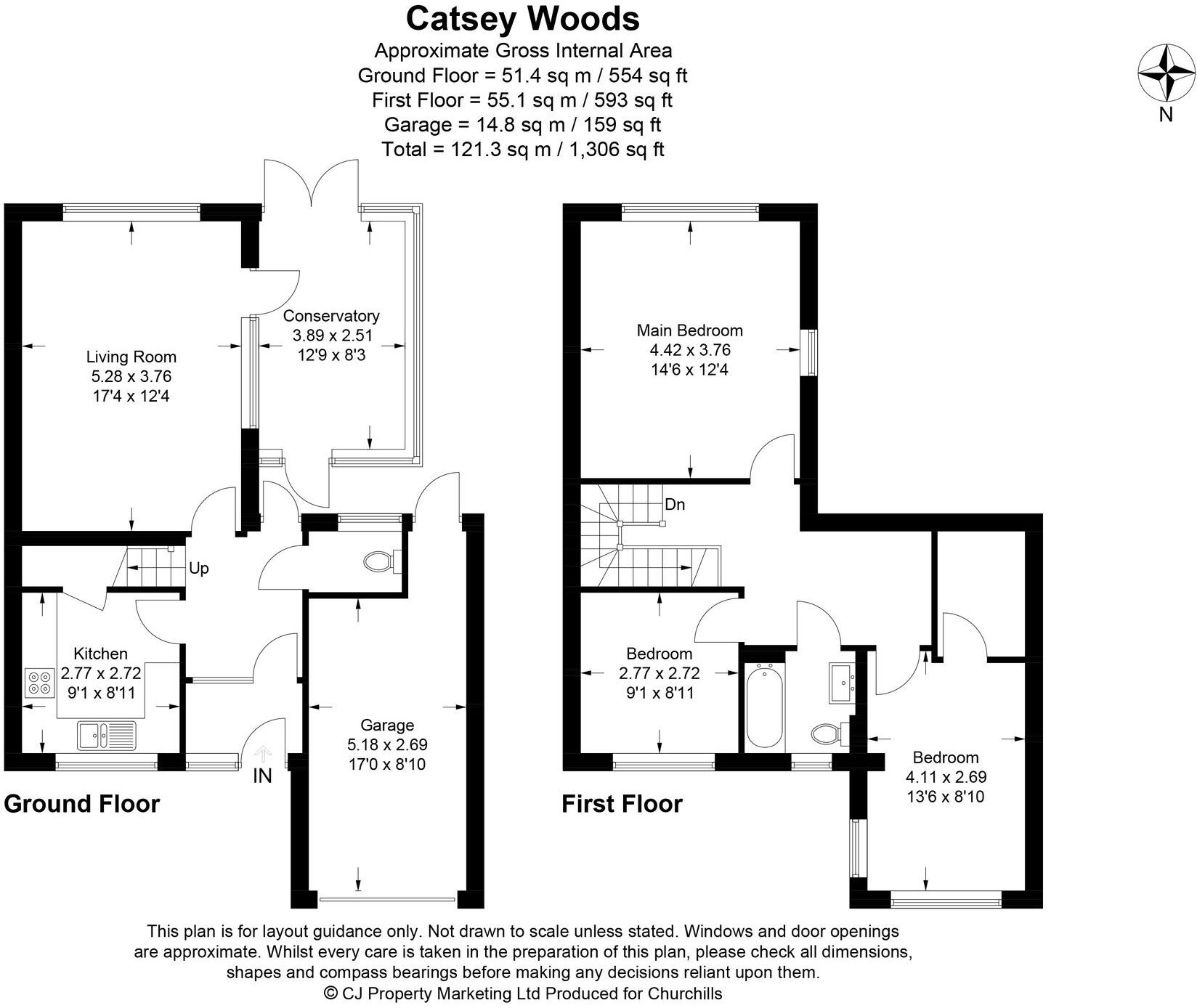 Catsey Woods, Bushey, WD23 floorplan