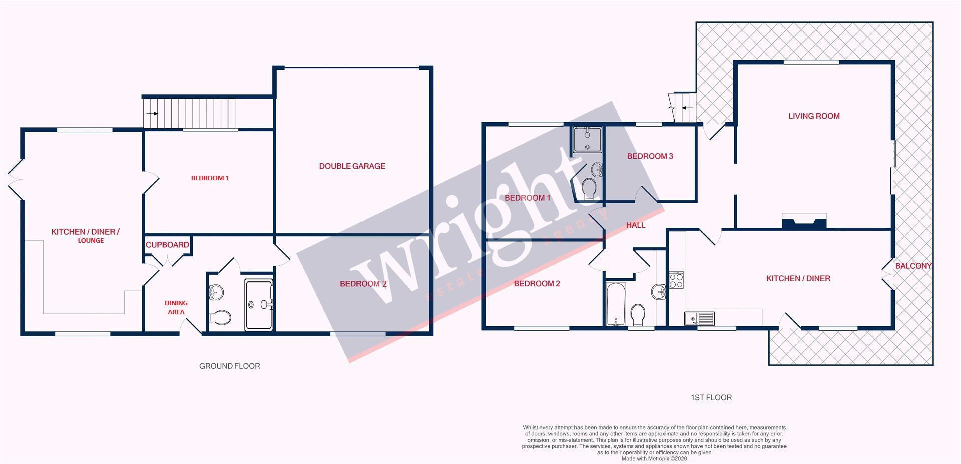Off SPENCER ROAD, RYDE floorplan
