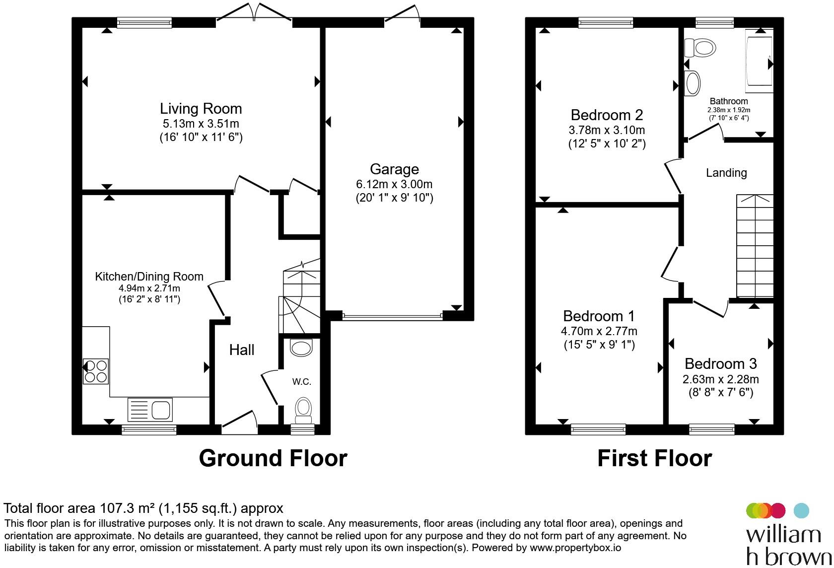 Paddock Close, Brierley, Barnsley floorplan