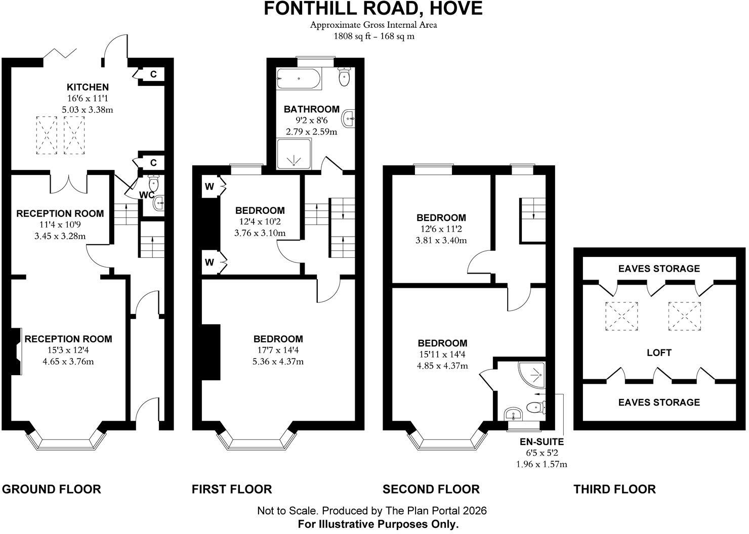 Fonthill Road, Hove floorplan