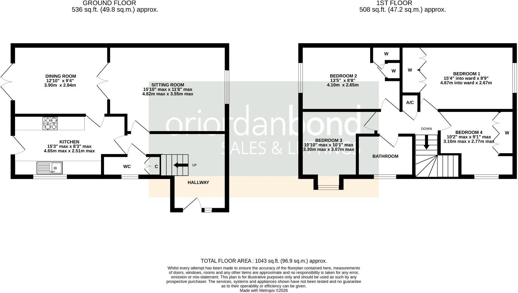 Bank View, East Hunsbury, Northampton NN4 floorplan