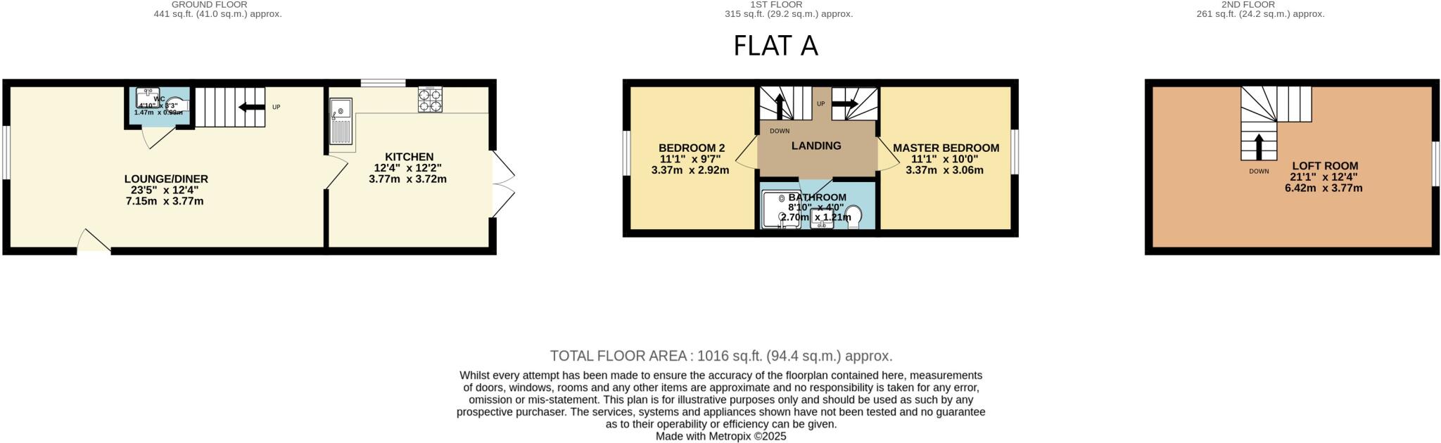 Flat A,  Huddersfield Road, Oldham floorplan