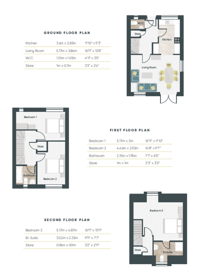 The Sorrell, Jubilee Mews, Downley floorplan
