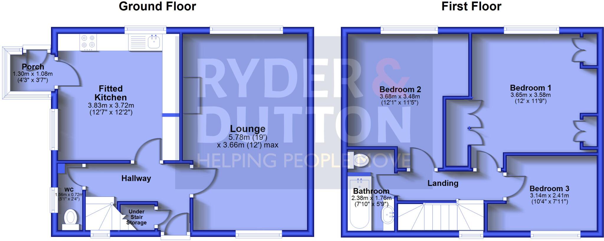Staghills Road, Rawtenstall, Rossendale, BB4 floorplan