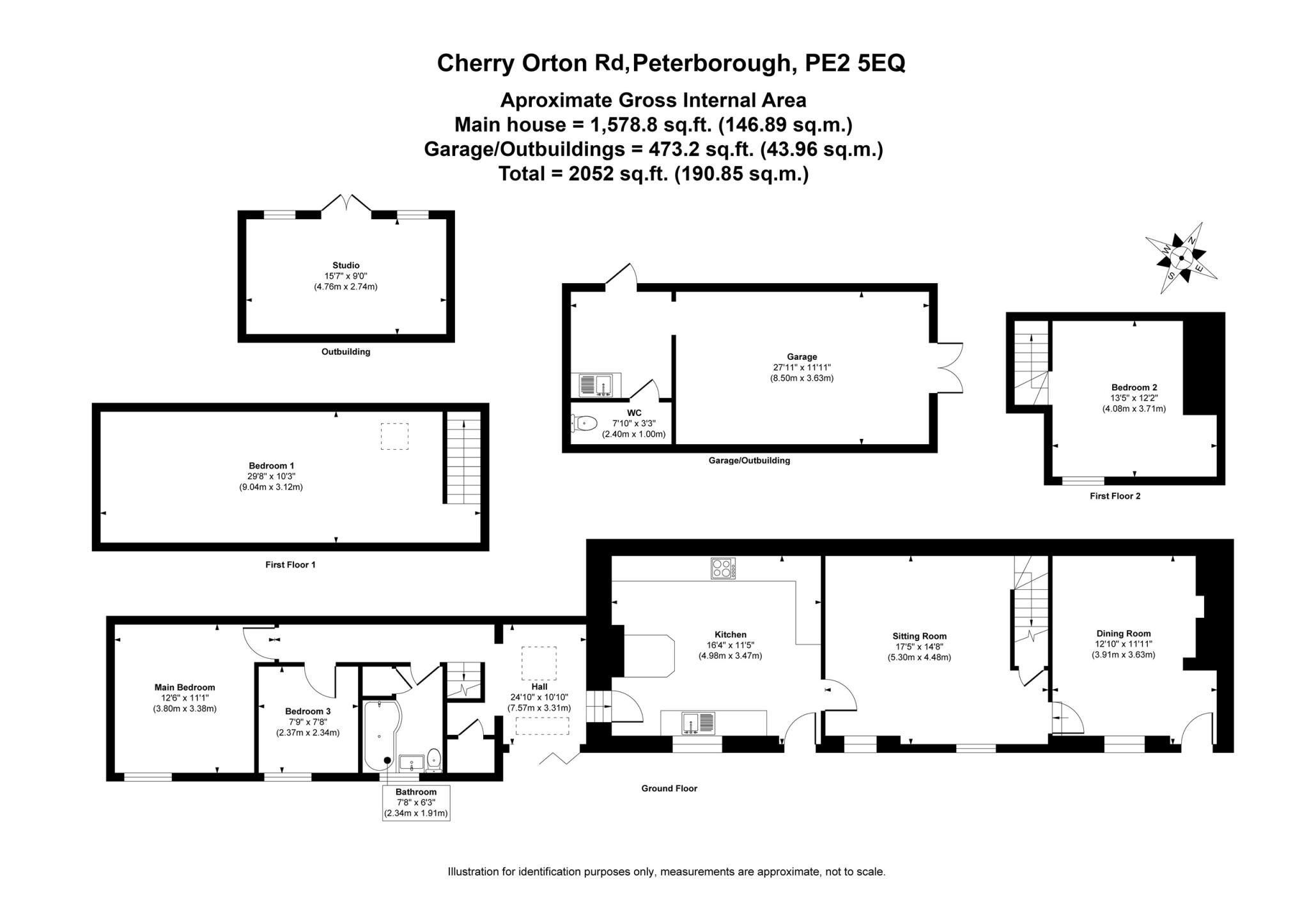 Cherry Orton Road, Peterborough floorplan