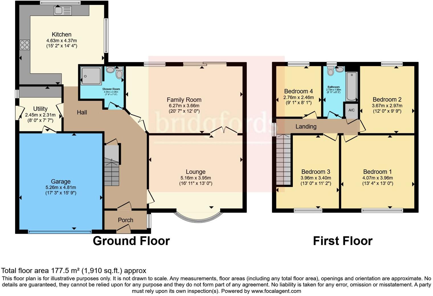 Grosvenor Avenue, Alsager, Stoke-on-Trent, Cheshire, ST7 floorplan