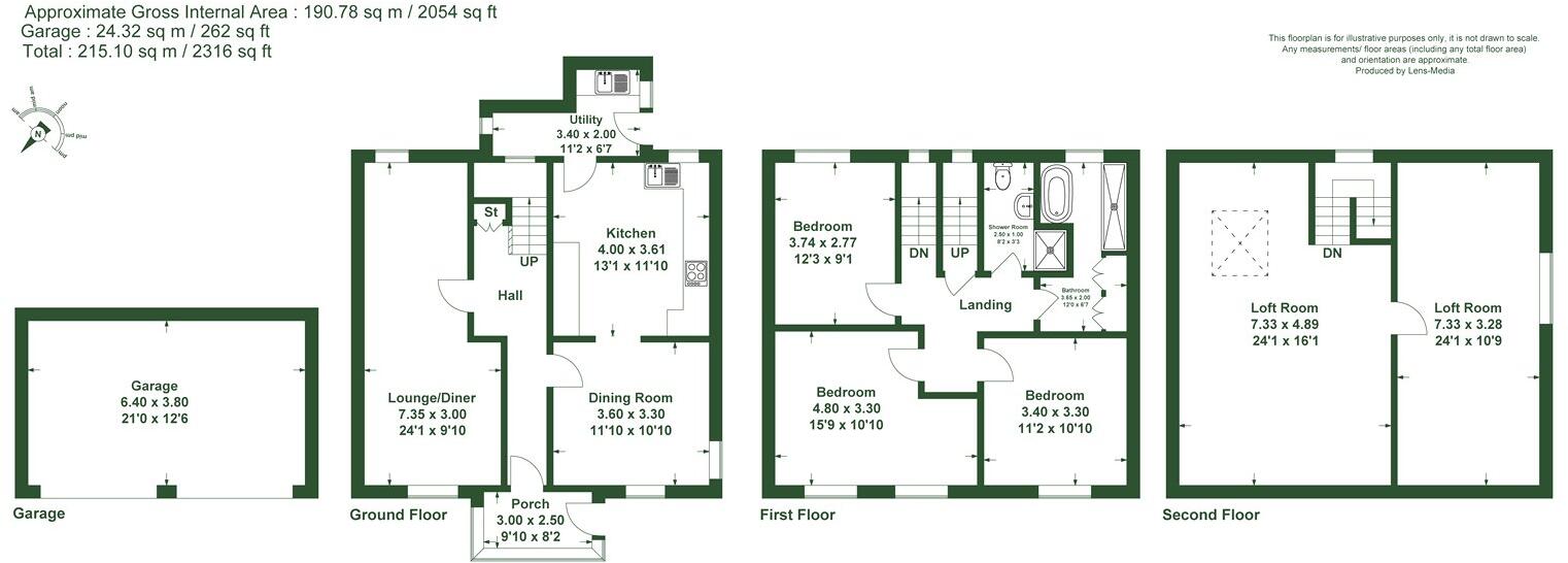 Ayside, Grange-Over-Sands, Cumbria floorplan