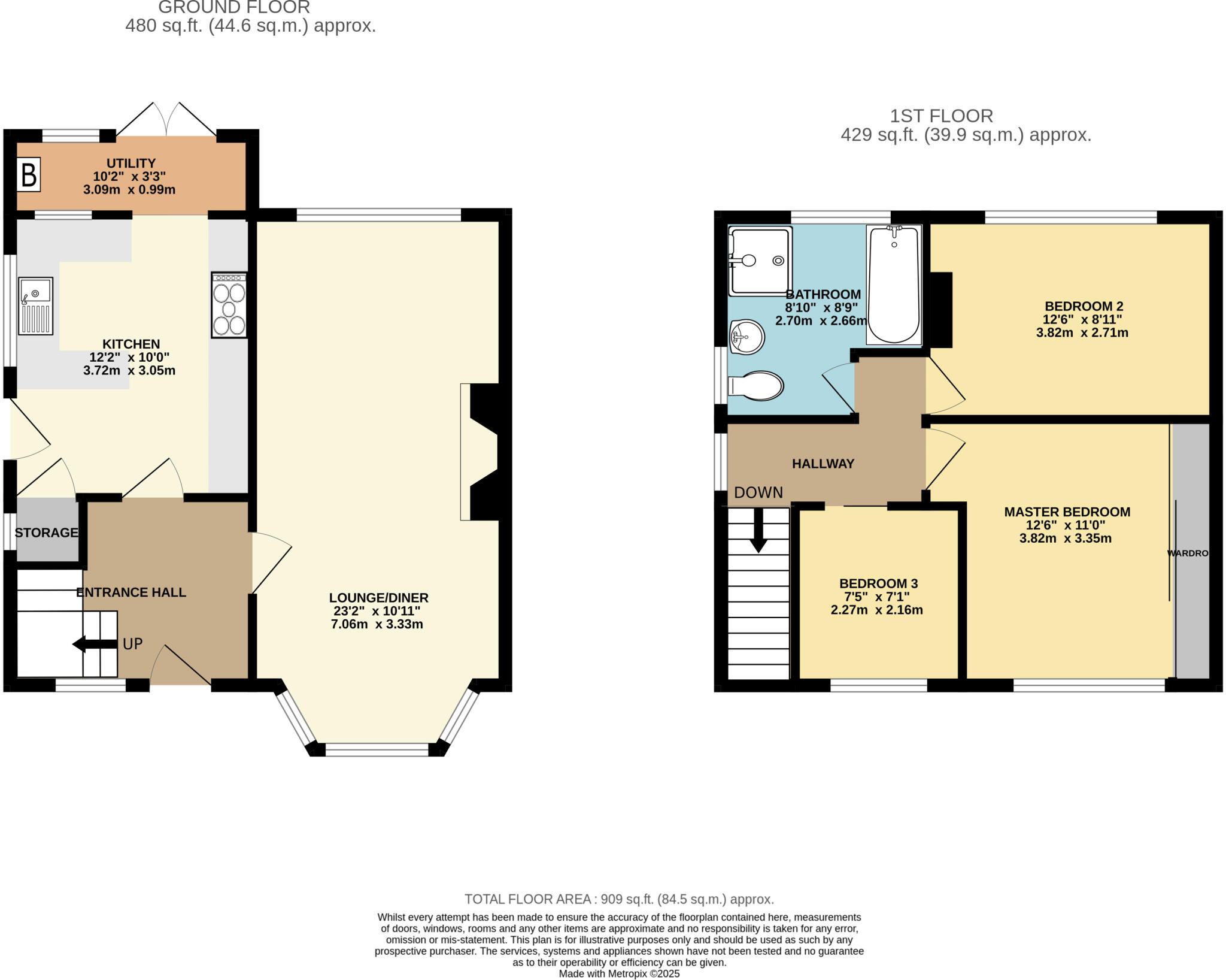 Easterly Avenue, Leeds, LS8 floorplan